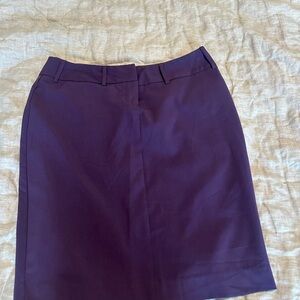 The Limited Deep Purple Pencil Skirt